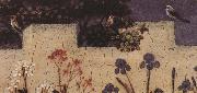 Upper Rhenish Master Details of The Little Garden of Paradise oil painting on canvas